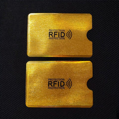 Men's Aluminium Anti Theft Bank Sleeve Wallet RFID Blocking