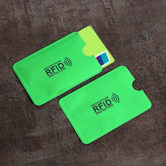 Men's Aluminium Anti Theft Bank Sleeve Wallet RFID Blocking