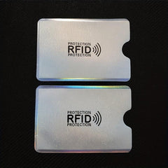 Men's Aluminium Anti Theft Bank Sleeve Wallet RFID Blocking