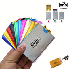 Men's Aluminium Anti Theft Bank Sleeve Wallet RFID Blocking