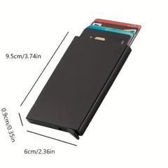 RFID Blocking Card Holder Aluminum Alloy Pop up Money Clip For Men