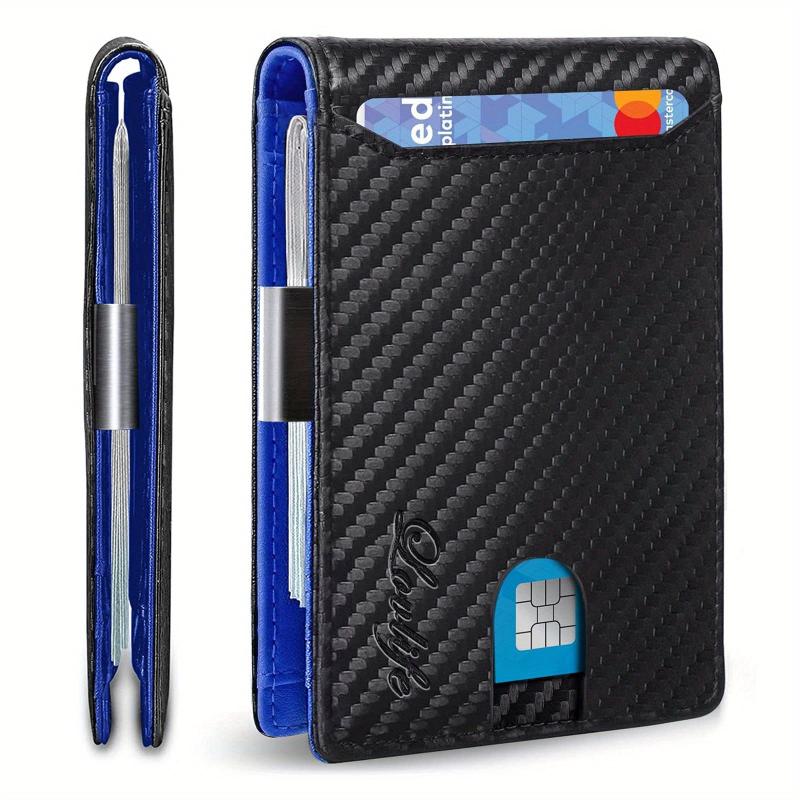 Lovlife Men's RFID Blocking Slim Wallet with Money Clip - 13 Slots