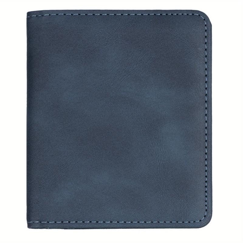 RFID Blocking Card Holder Bifold Leather Slim Wallet