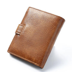Men's Vintage Leather Wallet with ID Credit Card Holder