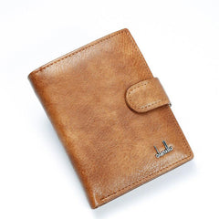 Men's Vintage Leather Wallet with ID Credit Card Holder