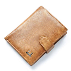 Men's Vintage Leather Wallet with ID Credit Card Holder