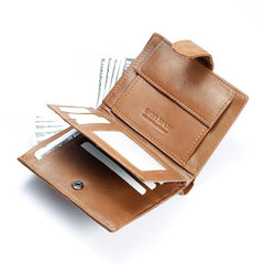 Men's Vintage Leather Wallet with ID Credit Card Holder