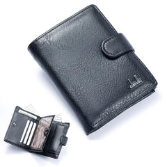 Men's Vintage Leather Wallet with ID Credit Card Holder