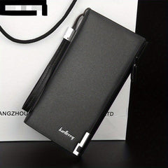 Men's Long Wallet Zipper Mobile Phone Bag Multifunctional Clutch