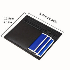 Men's Leather Wallet Coin Purse Ultra thin Personalized Money Card Holder