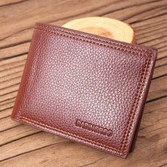 Men's Short Driver's Card Holder Casual PU Wallet