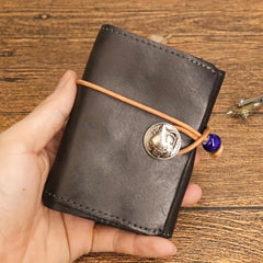 Vintage Leather Card Holder Front Pocket Wallet ID Card Purse