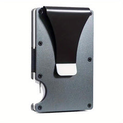 RFID Blocking Metal Money Clip Wallet