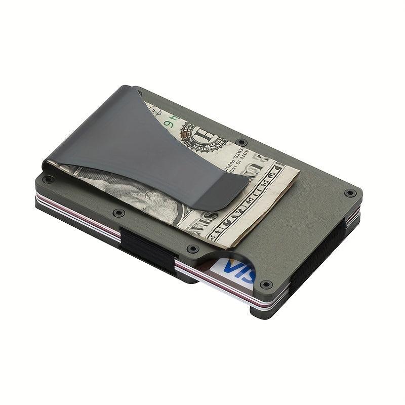 RFID Blocking Metal Money Clip Wallet