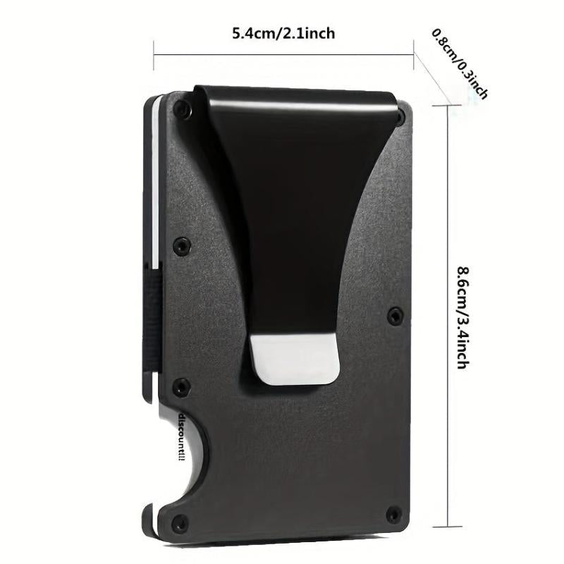 RFID Blocking Metal Money Clip Wallet
