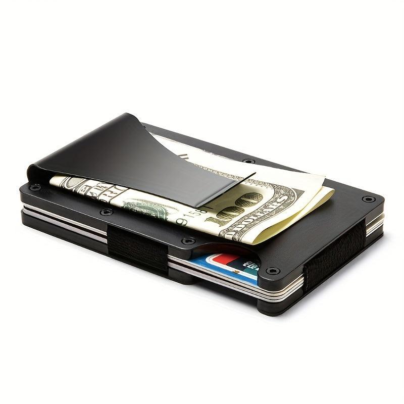 RFID Blocking Metal Money Clip Wallet