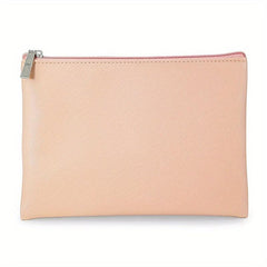 Portable Makeup Lipstick Bag Solid Square Cosmetic Bag Travel Accessories