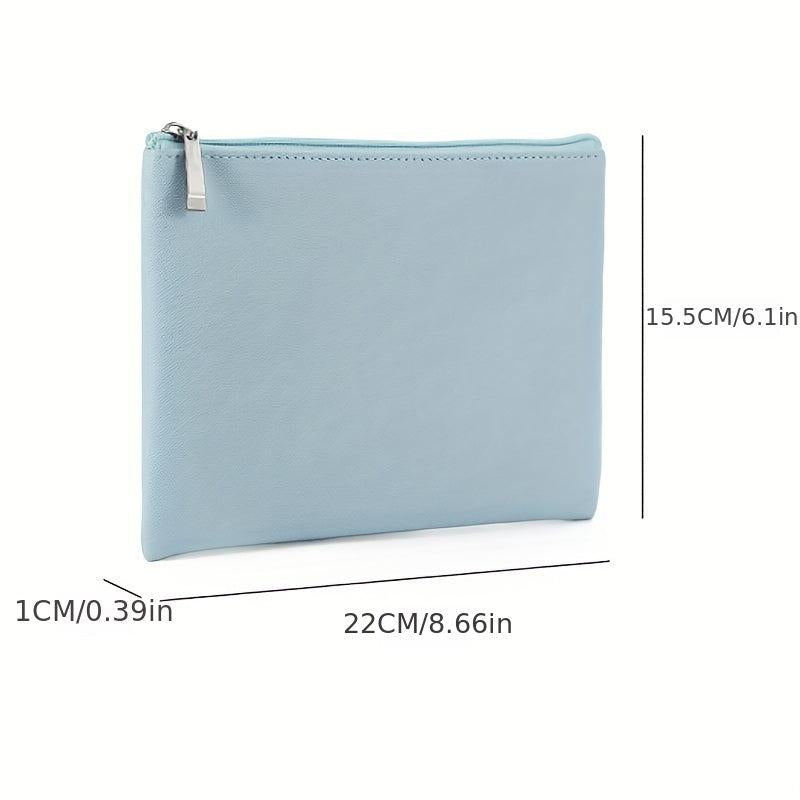 Portable Makeup Lipstick Bag Solid Square Cosmetic Bag Travel Accessories