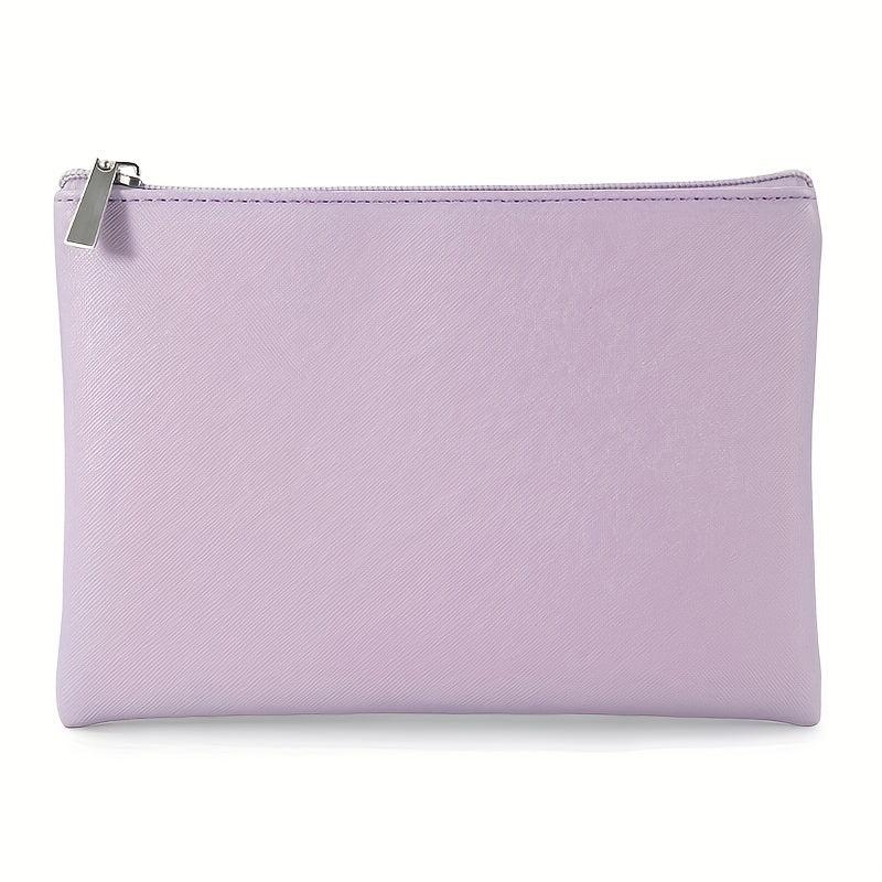Portable Makeup Lipstick Bag Solid Square Cosmetic Bag Travel Accessories