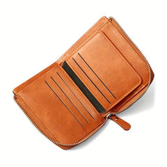 Men's Zipper Wallet Large Capacity Coin Cash Purse