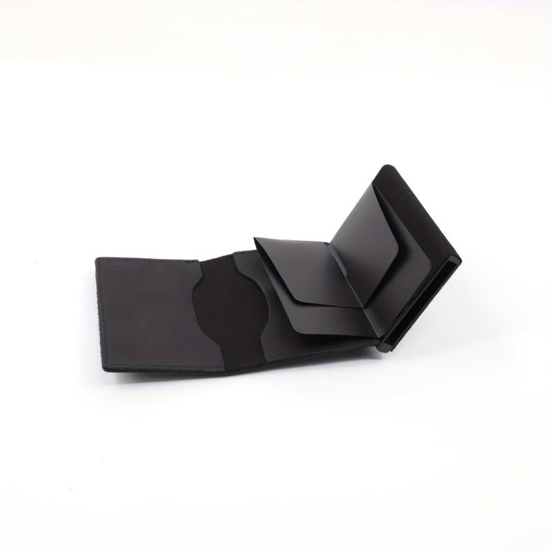 Men's RFID Blocking Card Holder Pop Up Card Holder Tracker Slim Wallet