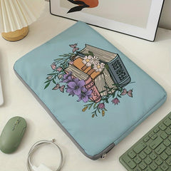 Soft Laptop Bag Computer Cover Green Bottom