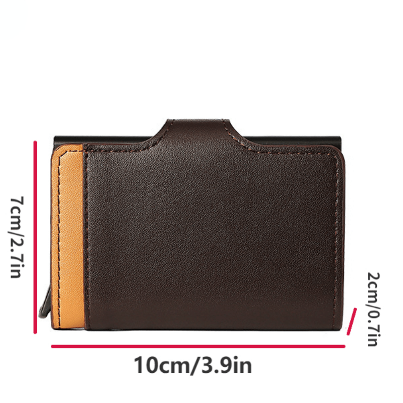 RFID Blocking Card Holder Aluminum Pop up Credit Card Holder Money Clip