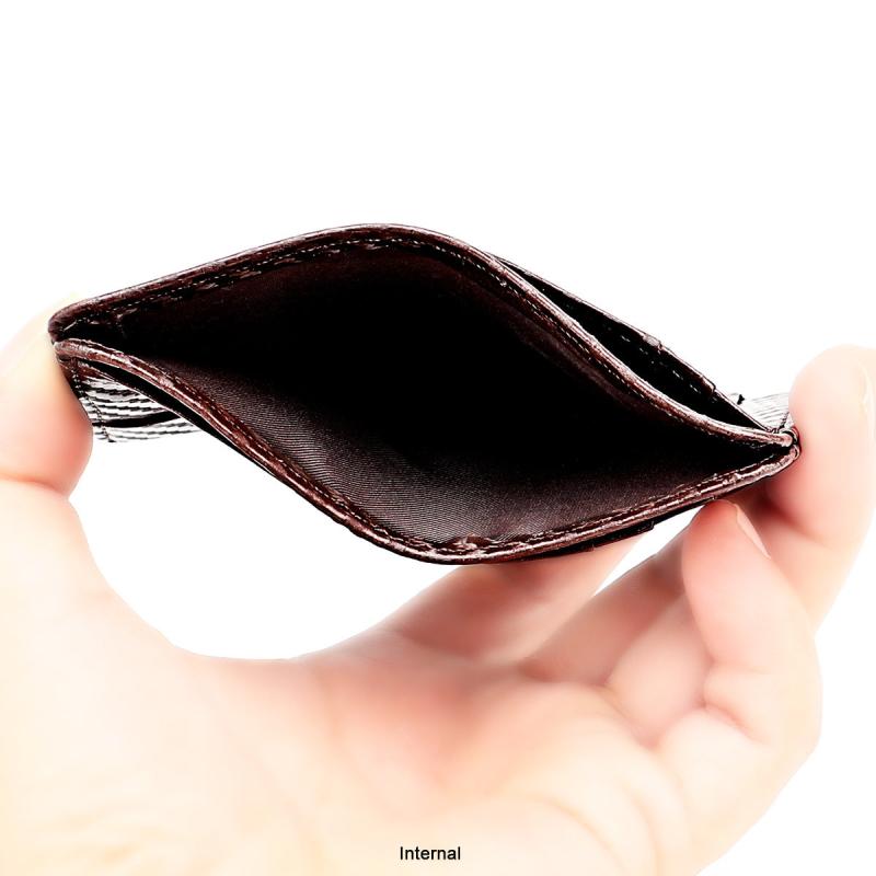 RFID Blocking Slim Leather Wallet Small Front Pocket Credit Card Holder