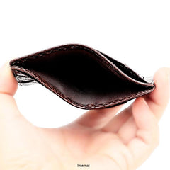 RFID Blocking Slim Leather Wallet Small Front Pocket Credit Card Holder