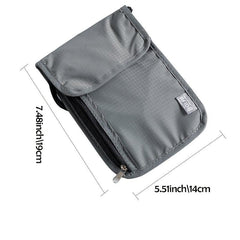 Multifunctional Passport Bag Waterproof Document Storage Bag