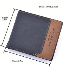 Men's Leather Money Clip Wallet Card Holder Coin Purse Gift
