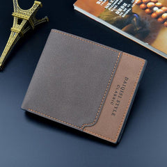 Men's Leather Money Clip Wallet Card Holder Coin Purse Gift