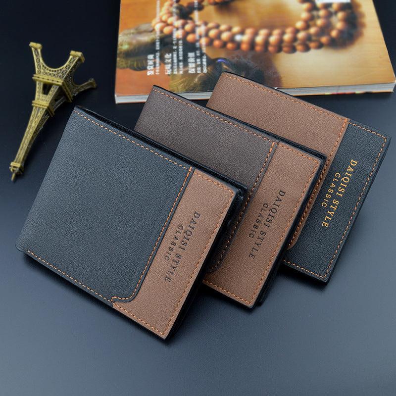 Men's Leather Money Clip Wallet Card Holder Coin Purse Gift