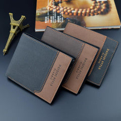 Men's Leather Money Clip Wallet Card Holder Coin Purse Gift