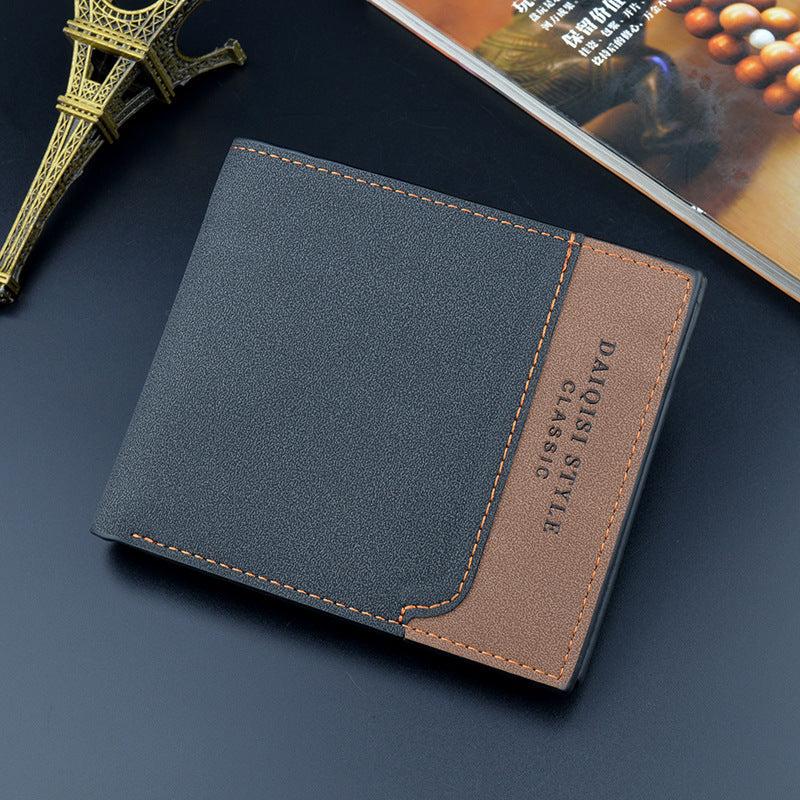 Men's Leather Money Clip Wallet Card Holder Coin Purse Gift