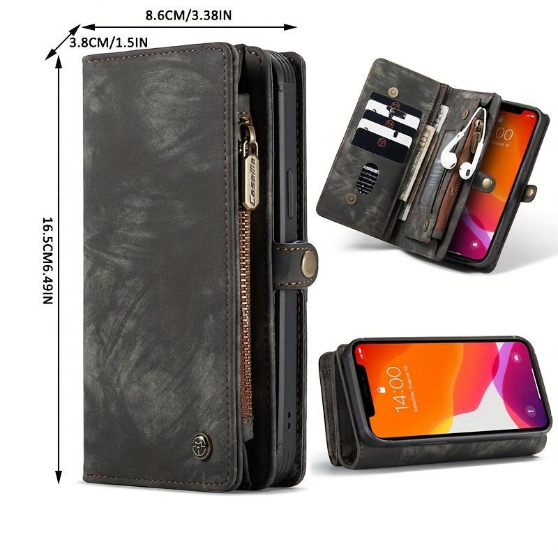 IPhone 13Pro Max Wallet Card Leather Phone Case