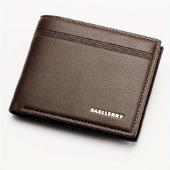 Men's Leather Short Wallet Card Holder Purse Coin Purse Gift