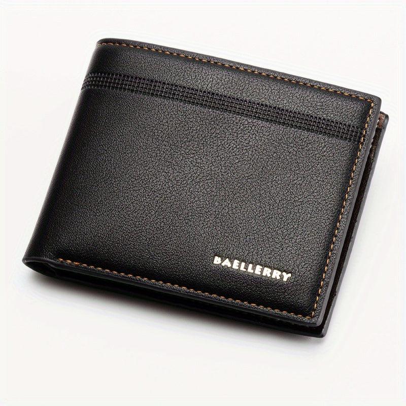 Men's Leather Short Wallet Card Holder Purse Coin Purse Gift