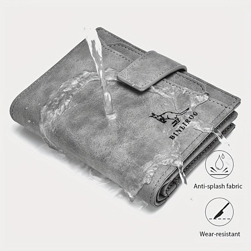 Men's RFID Blocking Travel Wallet with Coin Purse