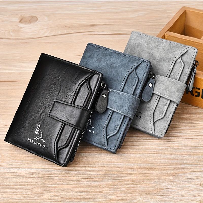 Men's RFID Blocking Travel Wallet with Coin Purse