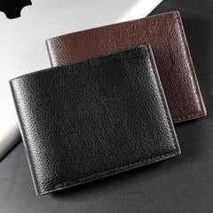 Men's PU Leather Short Wallet Multiple Card Slots Clip Large Capacity Great Gift