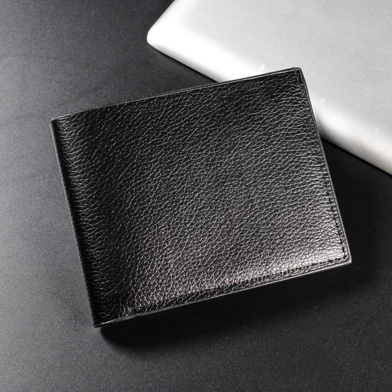 Men's PU Leather Short Wallet Multiple Card Slots Clip Large Capacity Great Gift