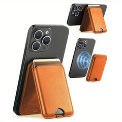 Men's Wireless Card Holder PU Leather Case