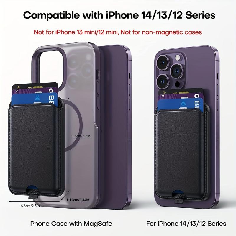 Men's Wireless Card Holder PU Leather Case