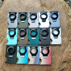 RFID Blocking Aluminum Card Holder Metal Wallet
