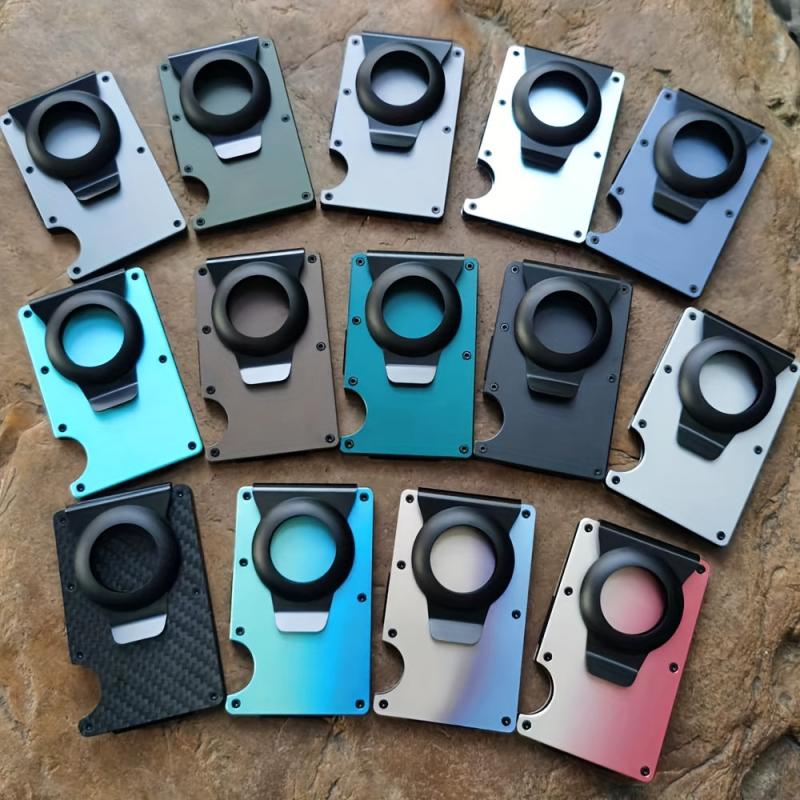 RFID Blocking Aluminum Card Holder Metal Wallet