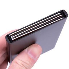 RFID Blocking Card Holder Aluminum Pop-up Credit Card Holder
