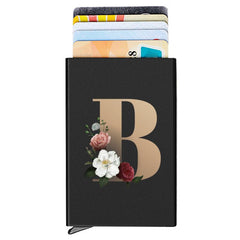 RFID Blocking Card Holder Aluminum Pop-up Credit Card Holder