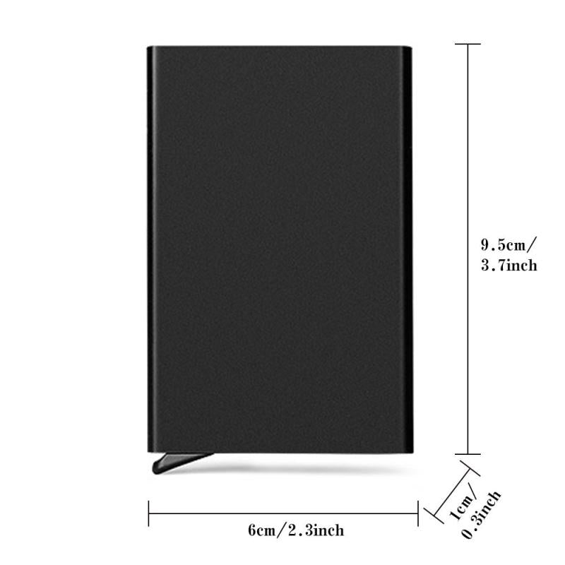 RFID Blocking Card Holder Aluminum Pop-up Credit Card Holder