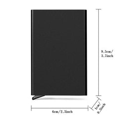 RFID Blocking Card Holder Aluminum Pop-up Credit Card Holder